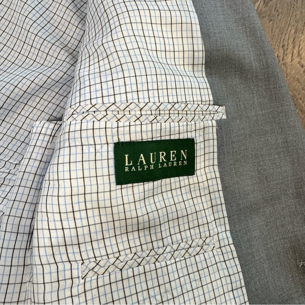 Ralph Lauren Classic Gray Blazer - Picture 15 of 16